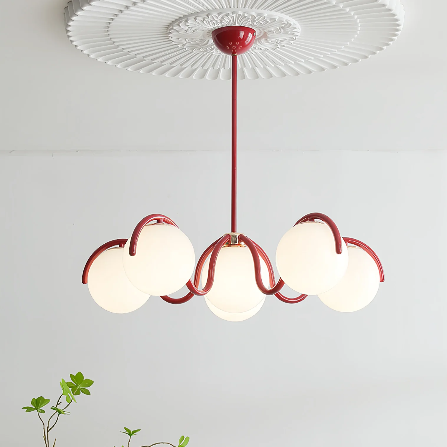 Inspired Red Chandelier Elegant Ruby Chandelier Lighting for a Luxurious Touch