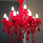 Inspired Red Chandelier