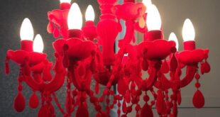 Inspired Red Chandelier