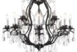 Iron Chandelier With Crystals