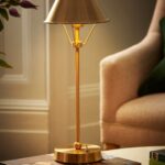 Living Room Brass Lamp