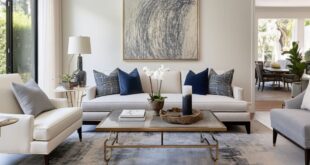 Luxury Blue Living Room