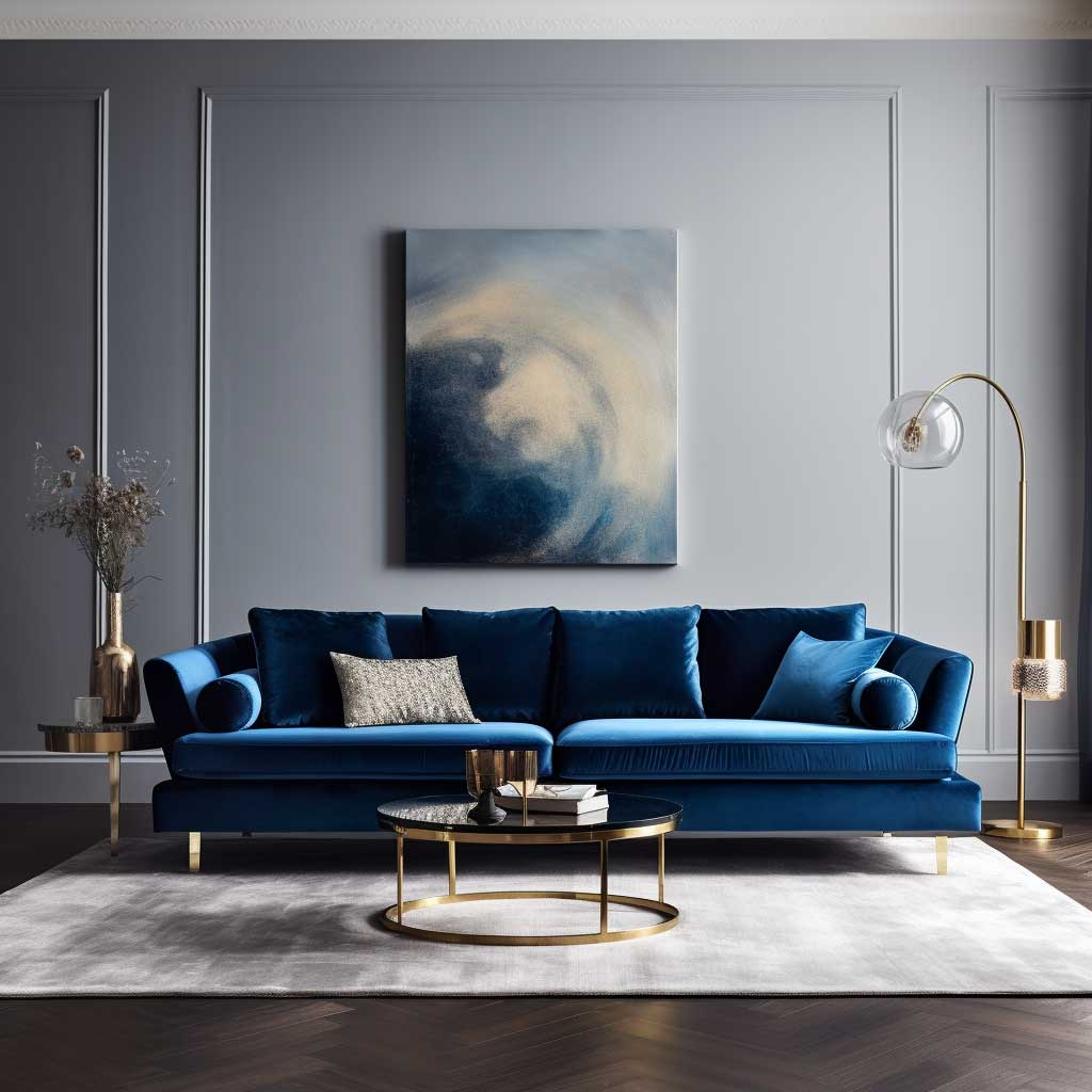 Luxury Blue Living Room Elegant and Sophisticated Blue Living Room Design