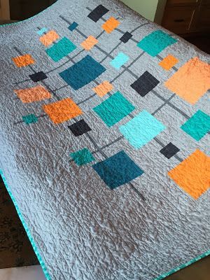 Mid-Century Quilt Pattern : 60 Mid-Century Quilt Pattern Ideas for Vintage-Inspired Home Decor