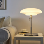 Nickel Table Lamp