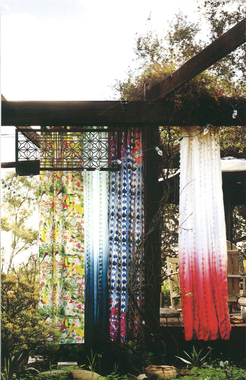 Outdoor Curtain Make Garden Colorful How to Use Outdoor Curtains to Enhance Your Garden’s Color Palette