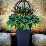 Outdoor Holiday Planter