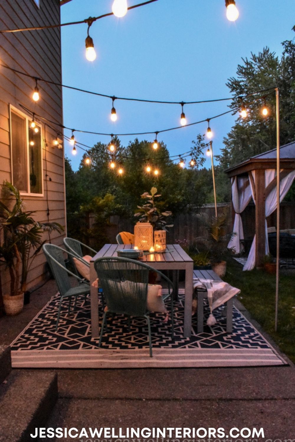 Patio Yard String Lights Brighten Up Your Outdoor Space with Beautiful Yard Lighting