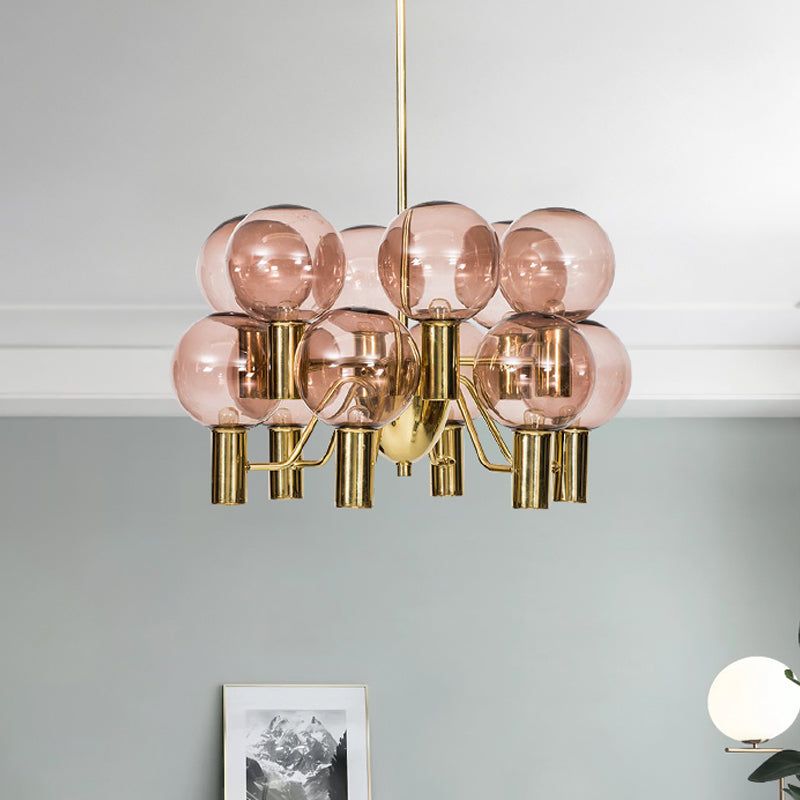 Pink Chandeliers : Luxurious Pink Chandeliers Adding Elegance to Any Room