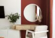 Red Apartment With Rustic