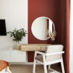 Red Apartment With Rustic