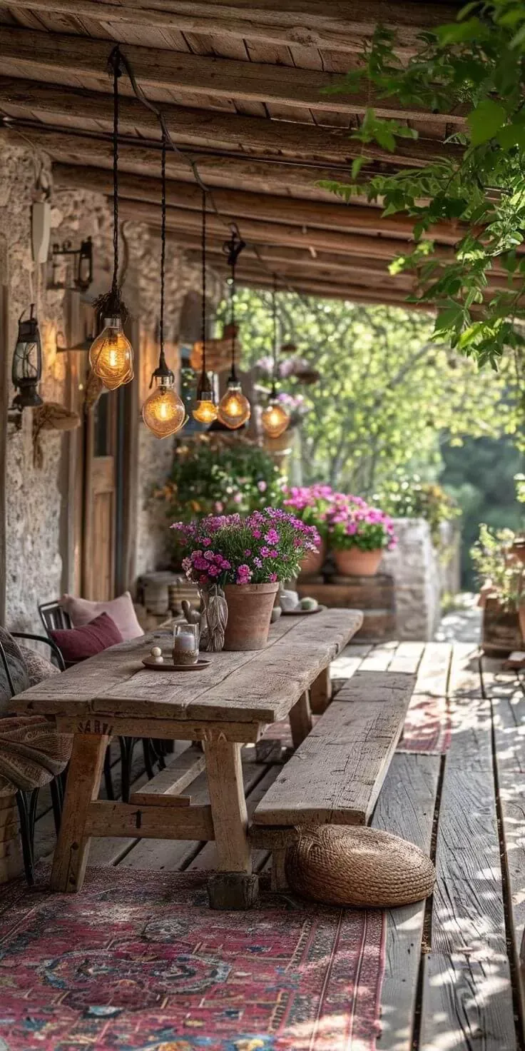 Rustic Farmhouse Porch Decor Creating a Cozy and Charming Front Porch Vibe with Farmhouse Style Elements