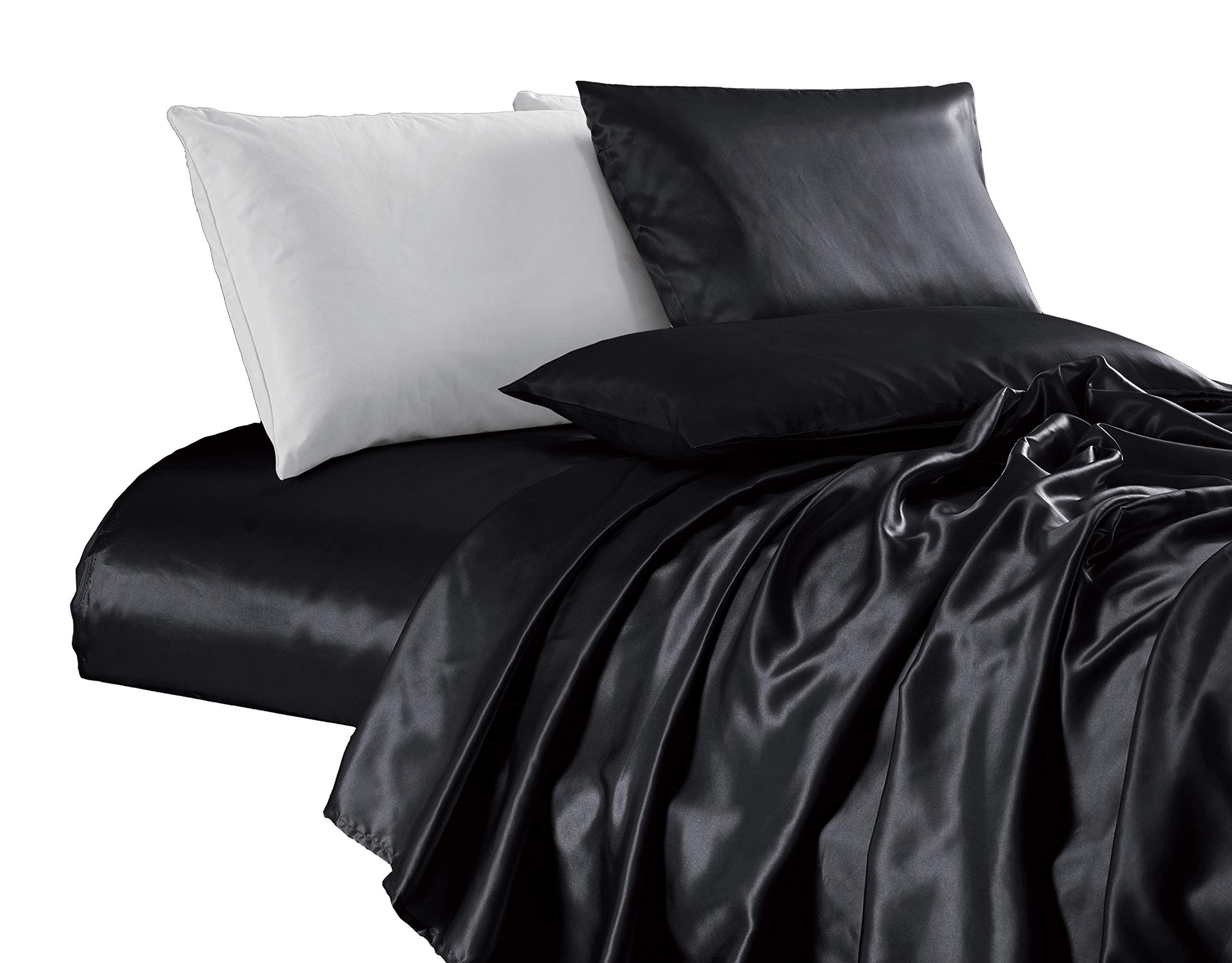 Satin Sheets Queen Deep Pocket Luxurious Bedding for a Queen Size Mattress