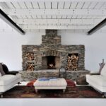 Scandinavian Fireplace To Rock