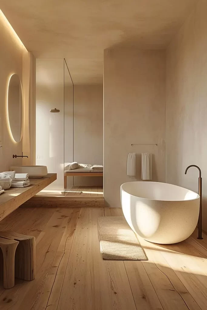 Simple Minimalist Bathroom