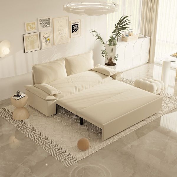 Sofa Bed Pull-Out Bed Comfortable and Convenient Sleeping Solutions for Small Spaces