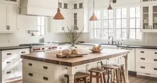 Vintage Farmhouse Style Kitchen Island