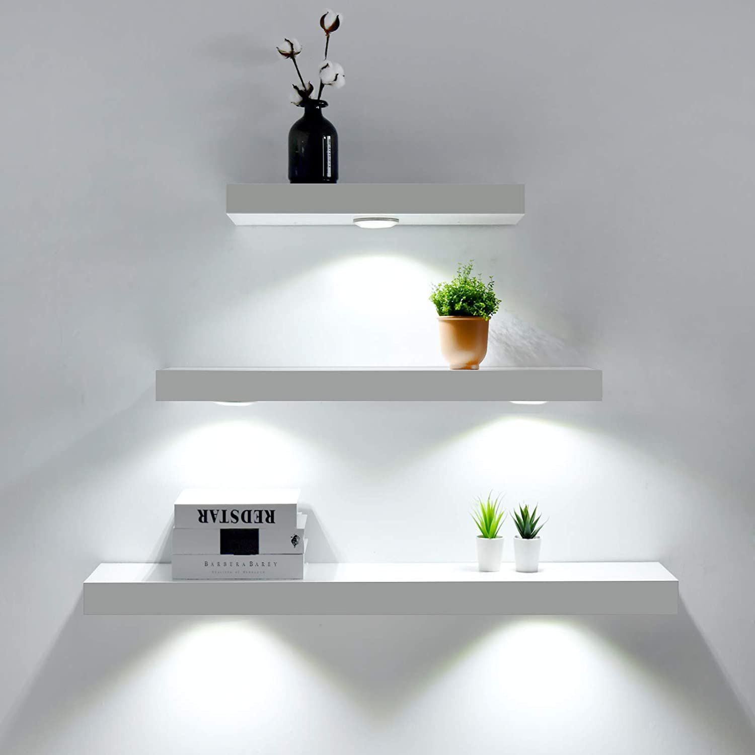 Wall Light Shelf Innovative Floating Shelf with Built-in Lighting