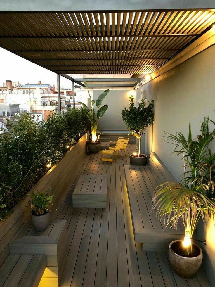 Wooden Balcony Stylish Outdoor Living Space with Natural Charm