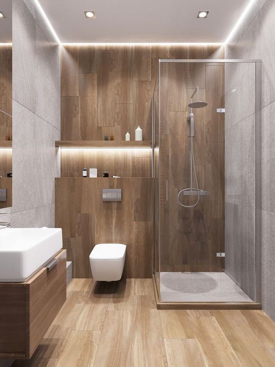 Wooden Bathroom Designs : Warmth and Elegance Wooden Bathroom Designs Inspiration