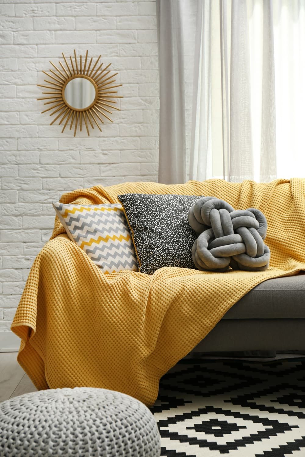 Yellow And Gray Pillows Brighten Up Your Space with Stylish Yellow and Gray Accent Cushions