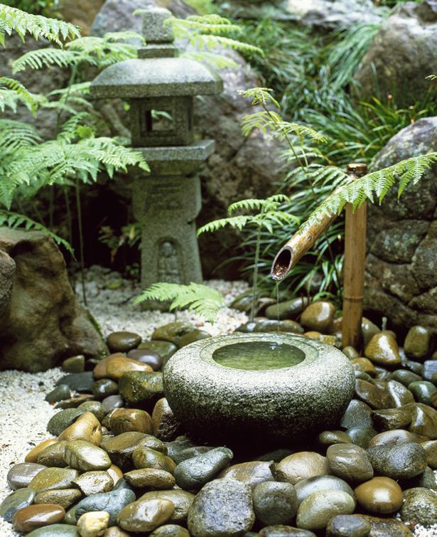Zen Water Fountain Garden Landscaping Peaceful Garden Oasis with Tranquil Water Features
