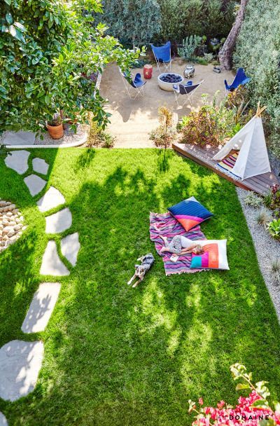 Large Backyard Ideas Layout