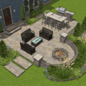 Backyard Patio Designs Layout