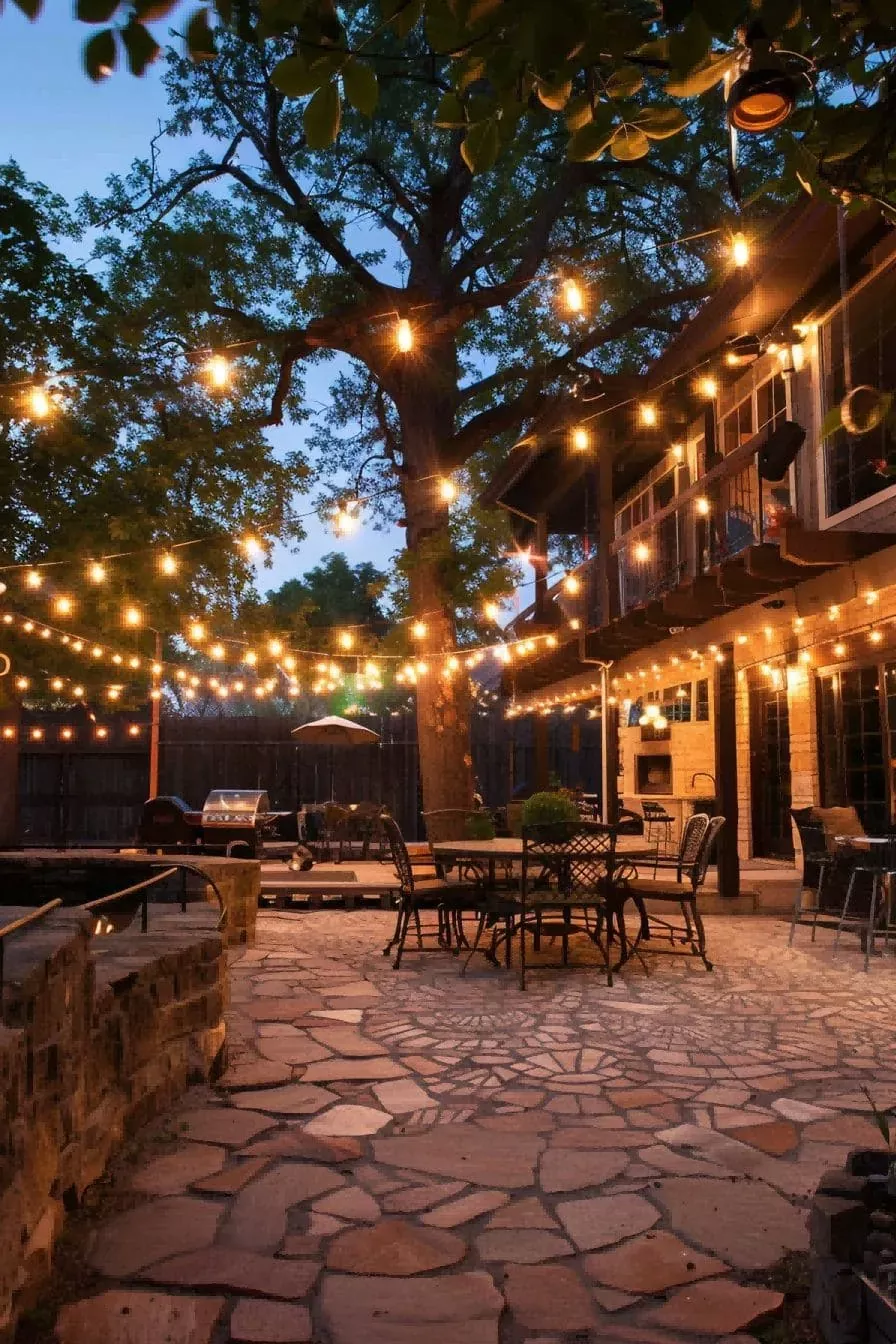Backyard String Lights Create a Magical Outdoor Atmosphere with Stunning Lights
