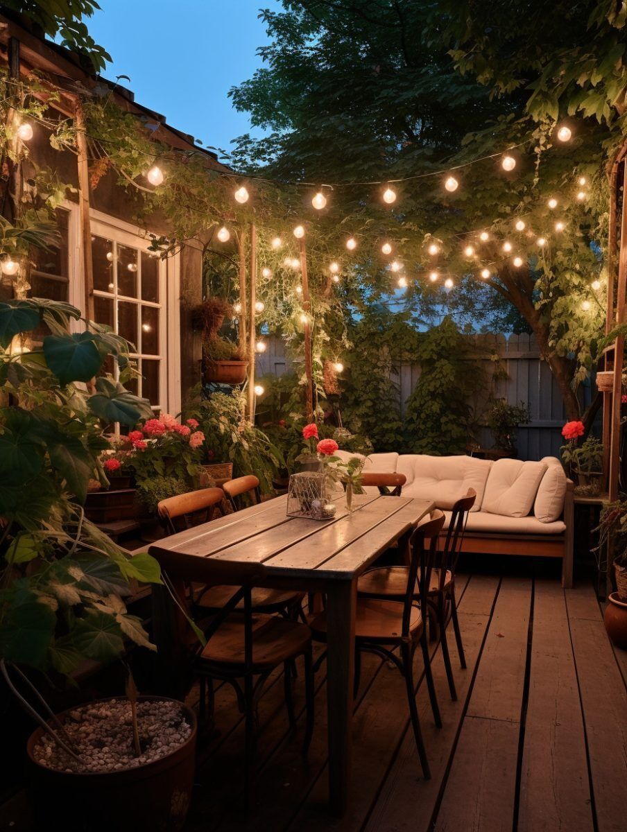 Backyard String Lights Illuminate Your Outdoor Space with Beautiful Hanging Lights