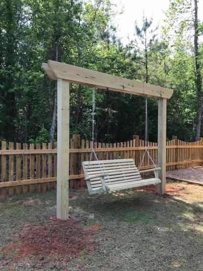 Backyard Swing Fun Outdoor Activity for Kids in the Garden