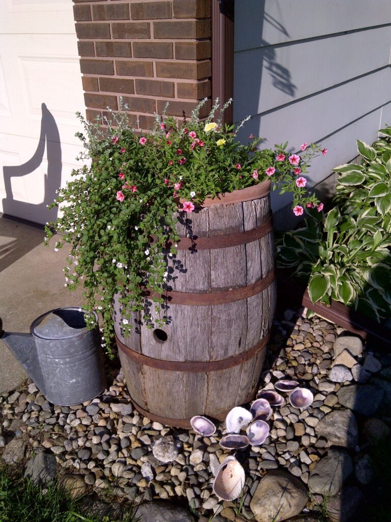 Barrel Planter Ideas