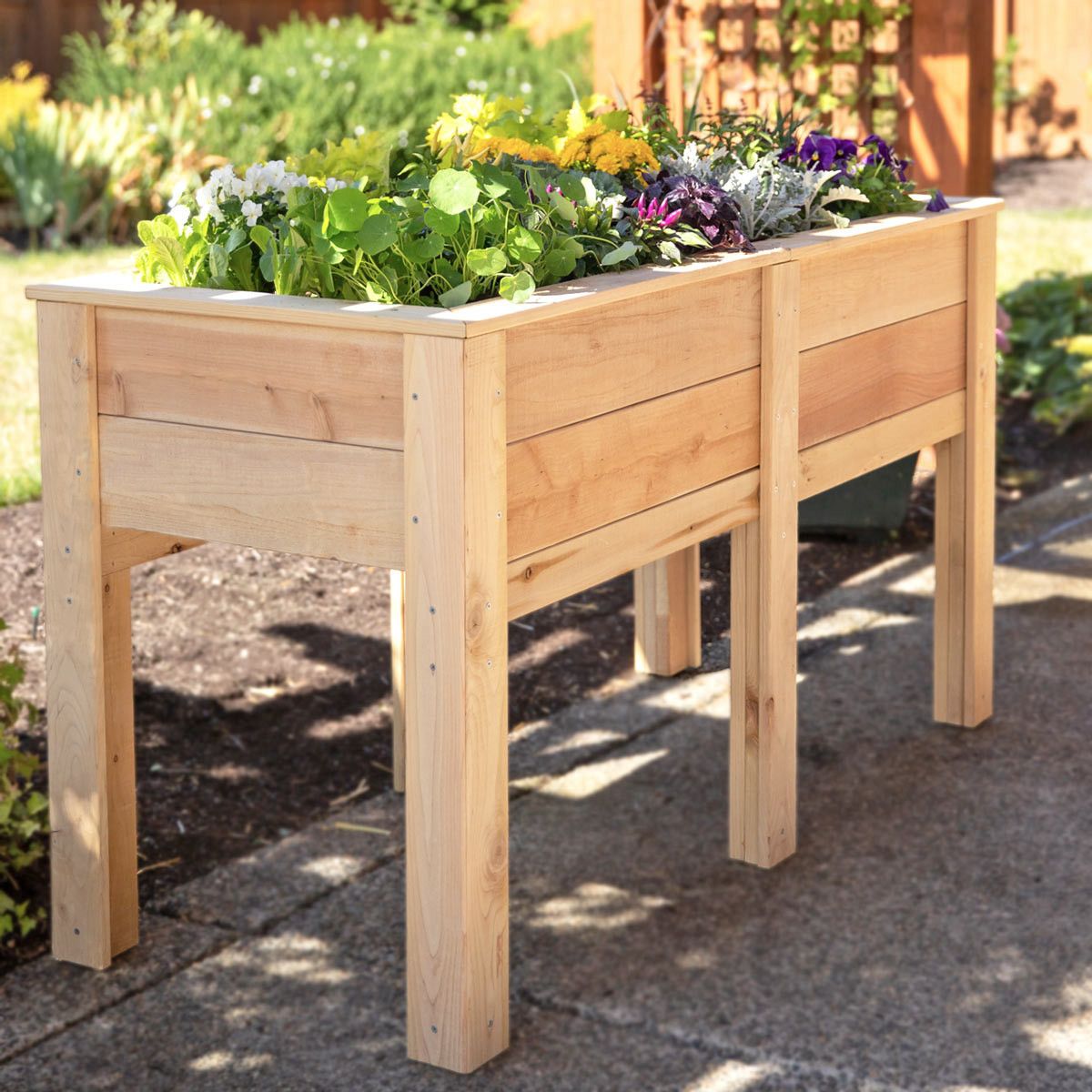 Cedar Planter Boxes Beautiful Wood Planters for Your Gardening Needs