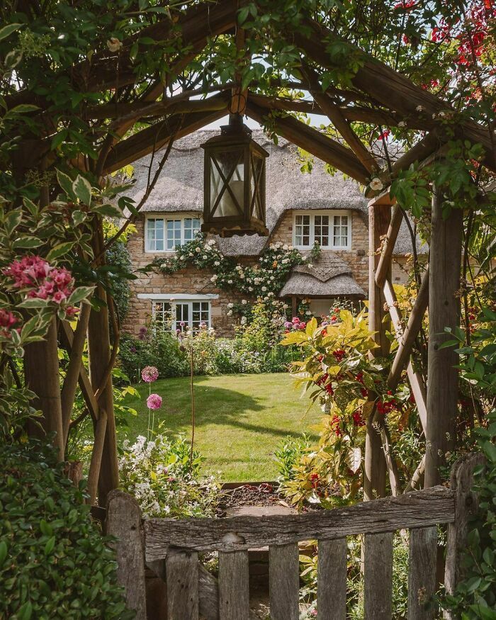 Cottage Garden Charming and Colorful Blooms in a Lush, Flower-Filled Garden