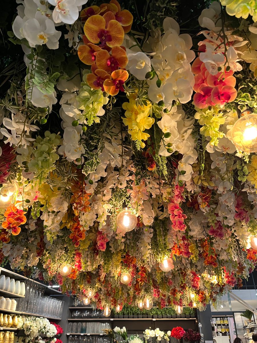 Hanging Flowers From Ceiling Adds a Stunning Touch to Your Space