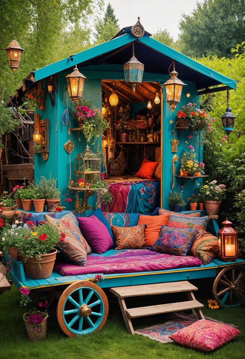 Hippie Garden Ideas Creative Ways to Design Your Garden with a Bohemian Vibe