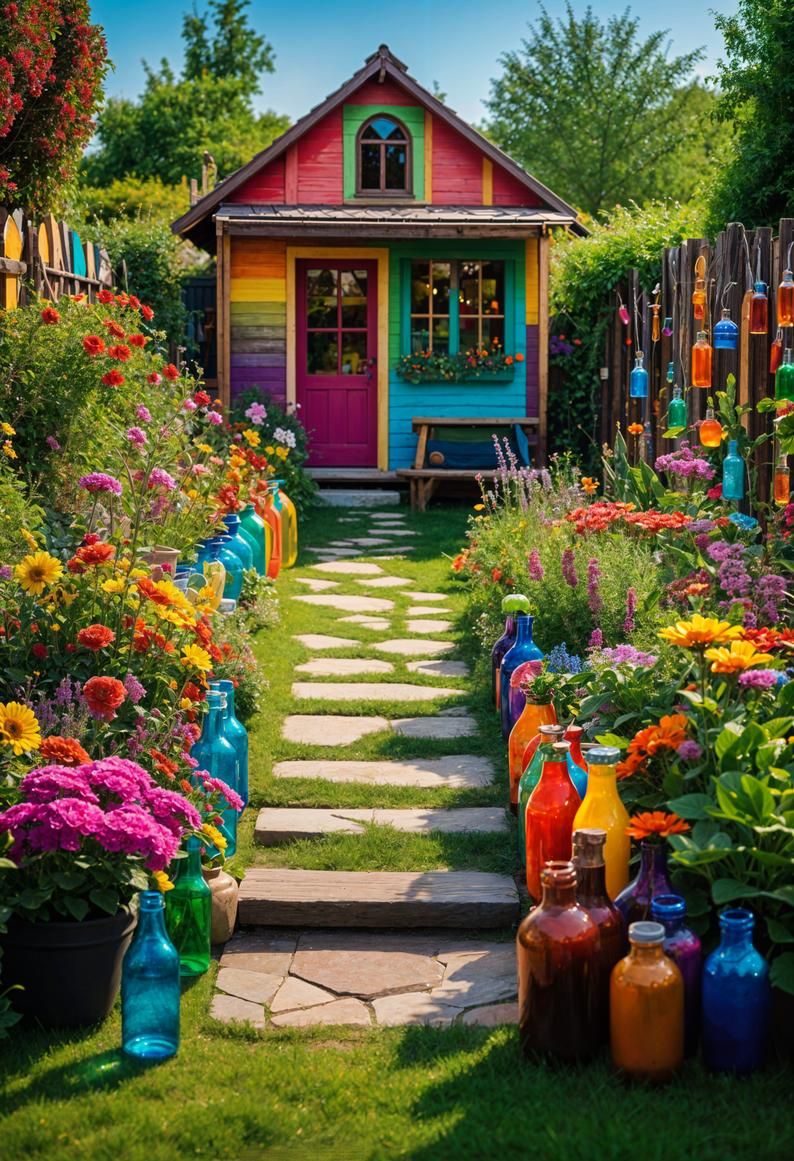 Hippie Garden Ideas that will Bring Peace and Harmony to Your Outdoor Space