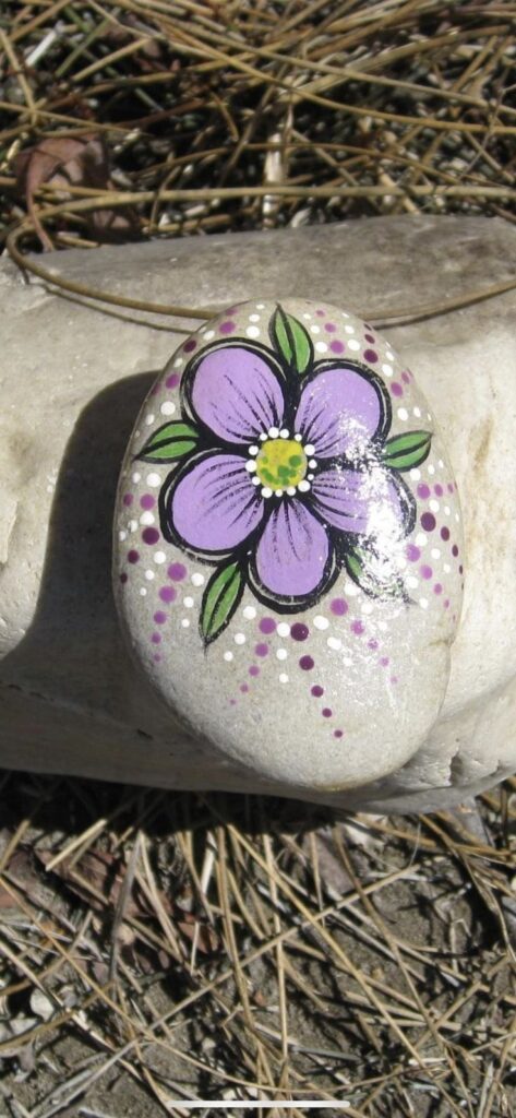 Rock Painting Flowers