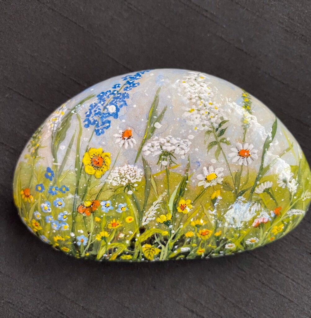 Rock Painting Flowers