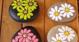 Rock Painting Flowers