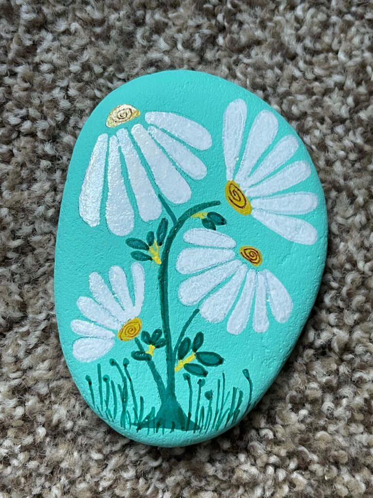 Rock Painting Flowers