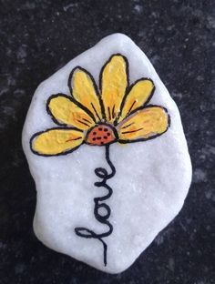 Rock Painting Flowers