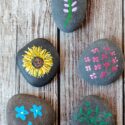 Rock Painting Flowers