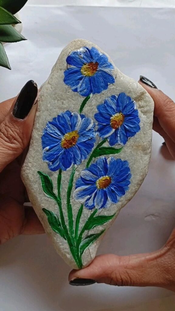 Rock Painting Flowers