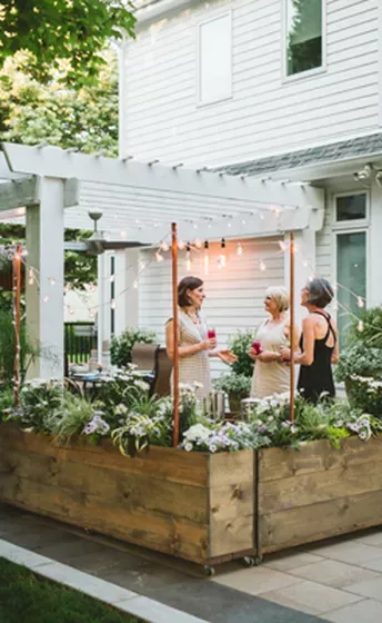 String Light Planters