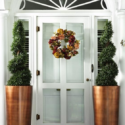 Tall Planters Front Door