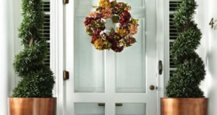 Tall Planters Front Door