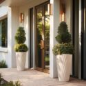 Tall Planters Front Door