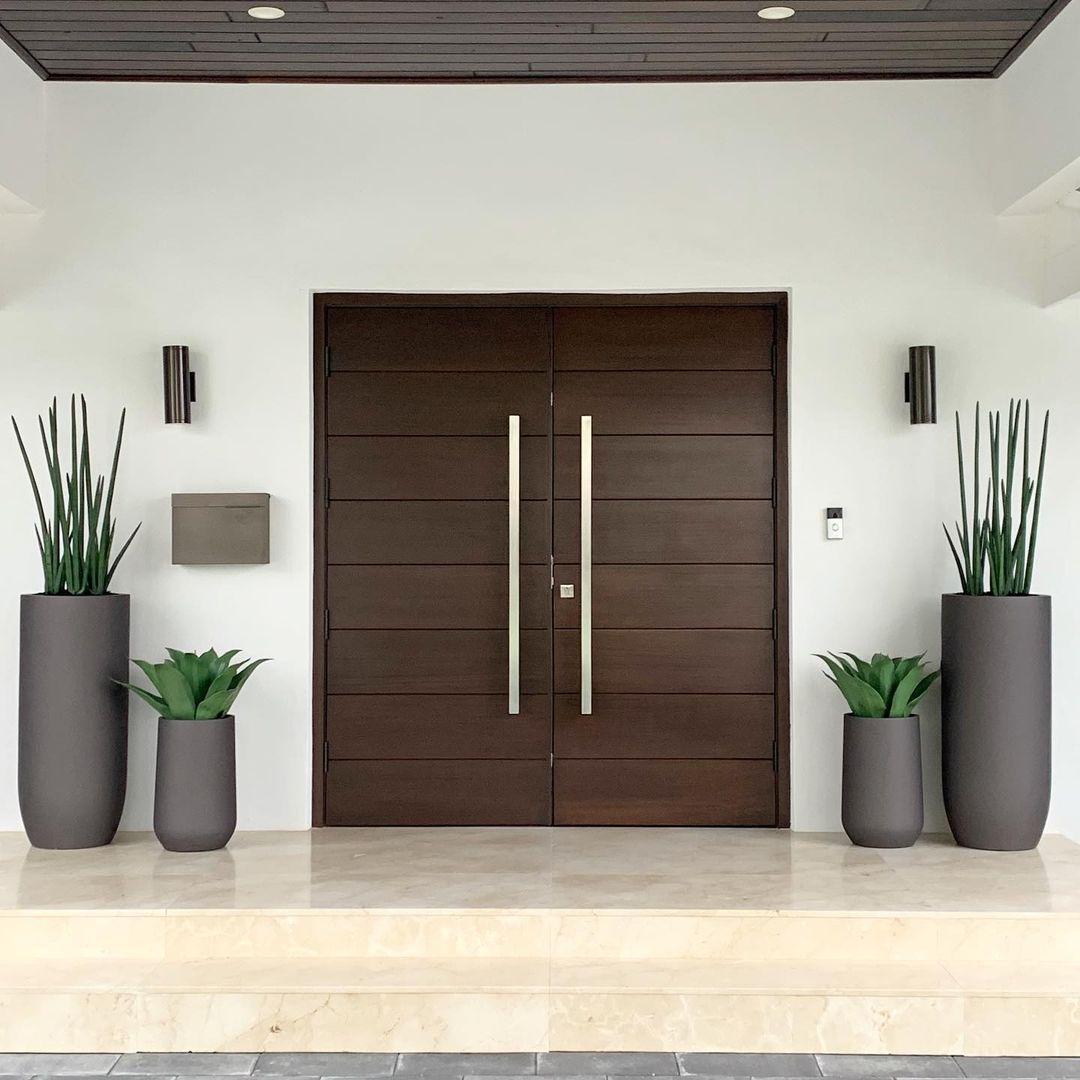 Tall Planters Front Door Elevate Your Home Entrance with Stylish Tall Planter Options