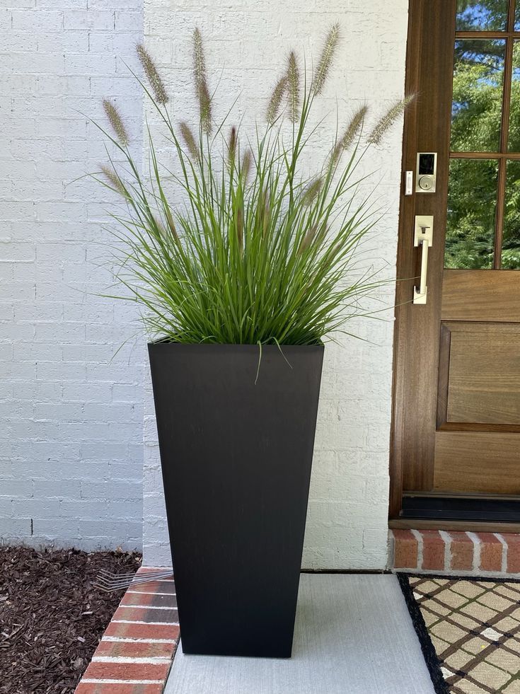 Tall Planters Front Door Enhance Your Entryway with Stylish and Functional Tall Planters